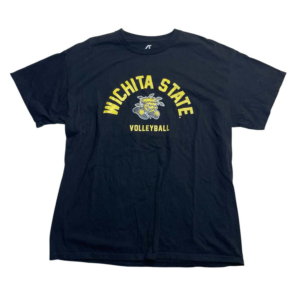 Wichita State Shockers Volleyball T-Shirt Men’s XL Black Athlete’s Thread
